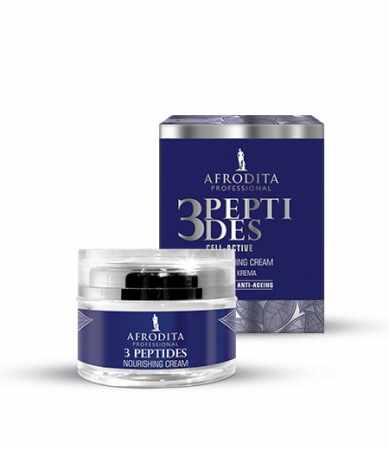 Crema Hidratanta Ten Normal-Mixt Anti-Age - Cosmetica Afrodita 3Peptides Cell-Active, 50 ml
