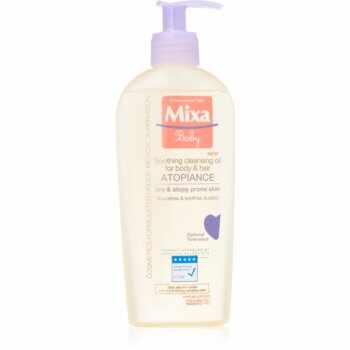 MIXA Atopiance Ulei de curățare calmantă pentru păr și piele, cu o tendință de atopie