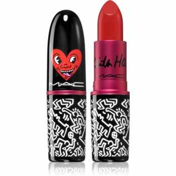 MAC Cosmetics Lipstick Viva Glam X Keith Haring ruj cu persistenta indelungata