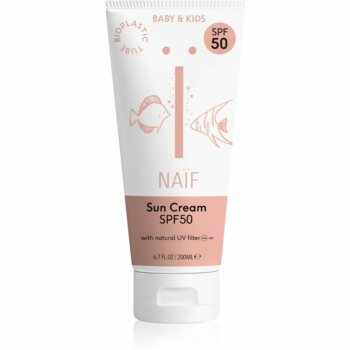 Naif Baby & Kids Sun Cream SPF 50 protectie solara pentru copii SPF 50