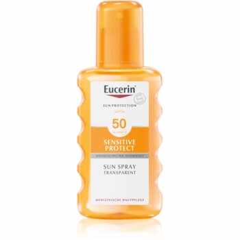 Eucerin Sun Sensitive Protect spray protector pentru plajă SPF 50