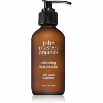 John Masters Organics Jojoba & Ginseng gel exfoliant de curatare