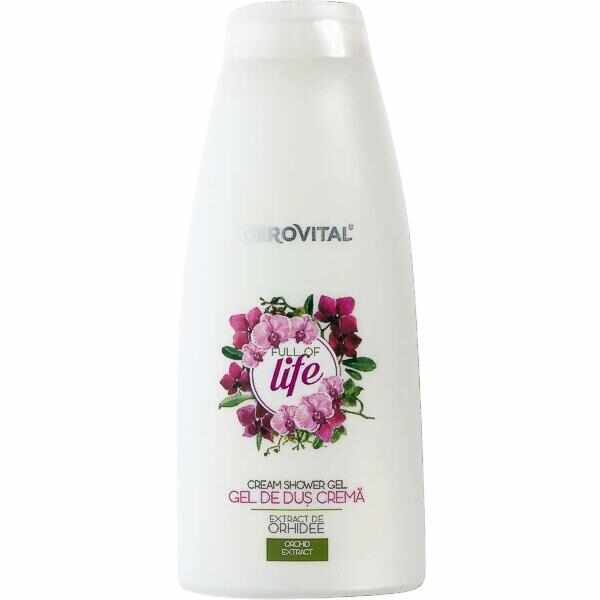 Gel de Dus Crema - Gerovital Cream Shower Gel - Full of Life, 750ml