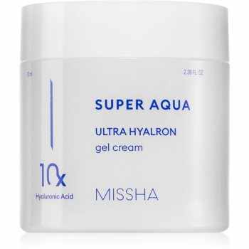 Missha Super Aqua 10 Hyaluronic Acid crema gel hidratanta cu textura usoara pentru piele sensibila si intoleranta