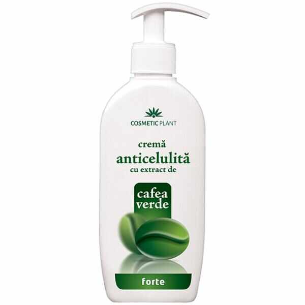 Crema Forte pentru Celulita cu Extract de Cafea Verde Cosmetic Plant, 250ml