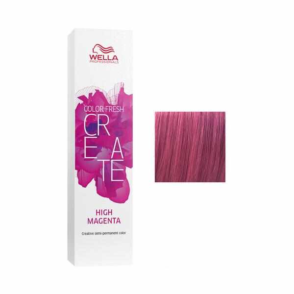 Vopsea Semipermanenta - Wella Professionals Color Fresh Create, High Magenta, 60 ml
