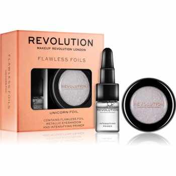 Makeup Revolution Flawless Foils farduri de ochi metalice, cu bază de machiaj