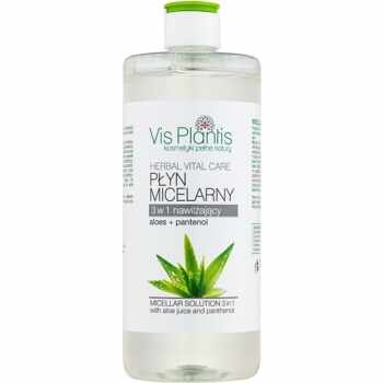 Vis Plantis Herbal Vital Care Aloe Juice & Panthenol apa cu particule micele 3 in 1
