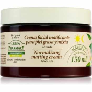 Green Pharmacy Face Care Green Tea crema matifianta pentru ten gras și mixt