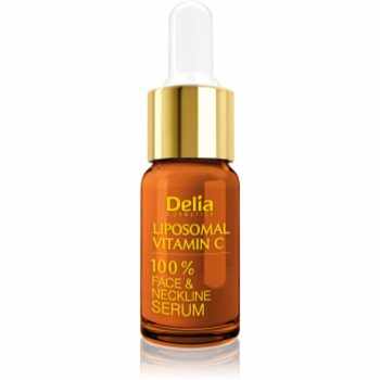 Delia Cosmetics Professional Face Care Vitamin C ser stralucire cu vitamina C pentru fata, gat si piept