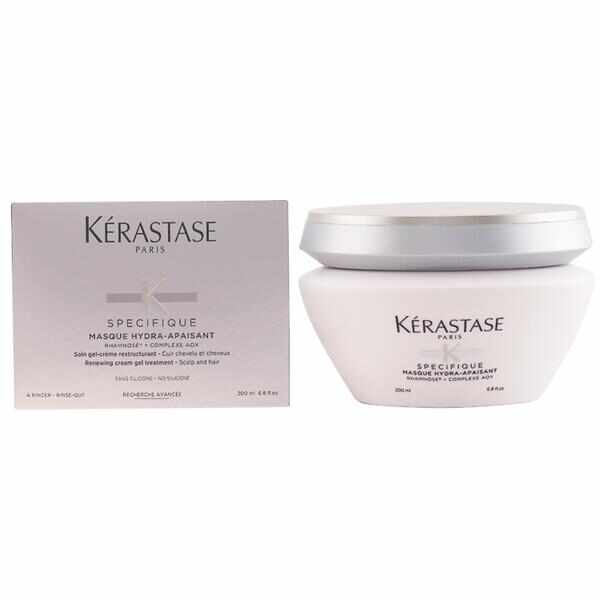 Masca-Tratament pentru Hidratare si Regenerare - Kerastase Specifique Masque Hydra-Apaisant Renewing Cream Gel Treatment, 200ml