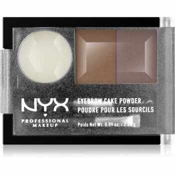 NYX Professional Makeup Eyebrow Cake Powder set pentru aranjarea sprâncenelor