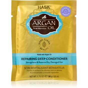 HASK Argan Oil balsam pentru restaurare adanca pentru păr uscat și deteriorat