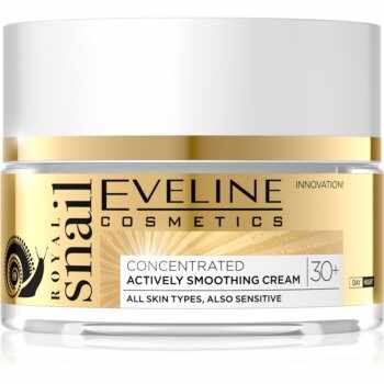 Eveline Cosmetics Royal Snail cremă de zi și de noapte, cu efect de netezire 30+
