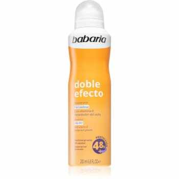 Babaria Deodorant Double Effect spray anti-perspirant pentru incetinirea cresterii parului