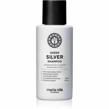 Maria Nila Sheer Silver Shampoo șampon pentru neutralizarea tonurilor de galben
