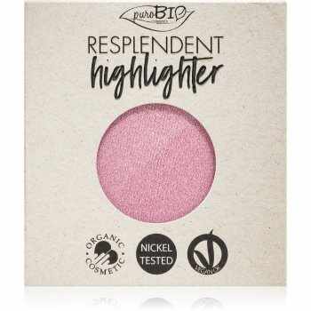 puroBIO Cosmetics Resplendent Highlighter crema de strălucire rezervă