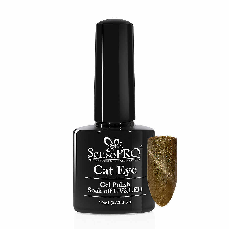 Oja Semipermanenta Cat Eye SensoPRO 10ml - #038 Green Time
