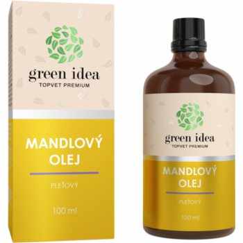 Green Idea Topvet Premium Almond oil ulei facial presat la rece