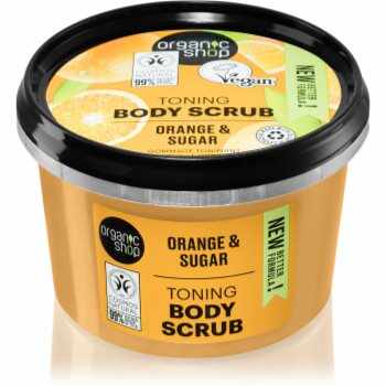 Organic Shop Orange & Sugar exfoliant tonifiant pentru corp