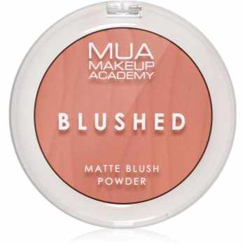 MUA Makeup Academy Blushed Powder Blusher fard de obraz sub forma de pudra