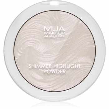 MUA Makeup Academy Shimmer Pudra compacta ce ofera luminozitate