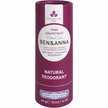 BEN&ANNA Natural Deodorant Pink Grapefruit deodorant stick