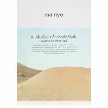 ma:nyo Bifida Biome mască textilă calmantă reface bariera protectoare a pielii