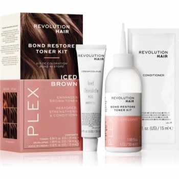 Revolution Haircare Plex Bond Restore Kit set pentru a evidentia culoarea parului