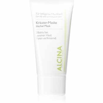 Alcina For Oily Skin mască pe bază de plante pentru piele lucioasa cu pori dilatati