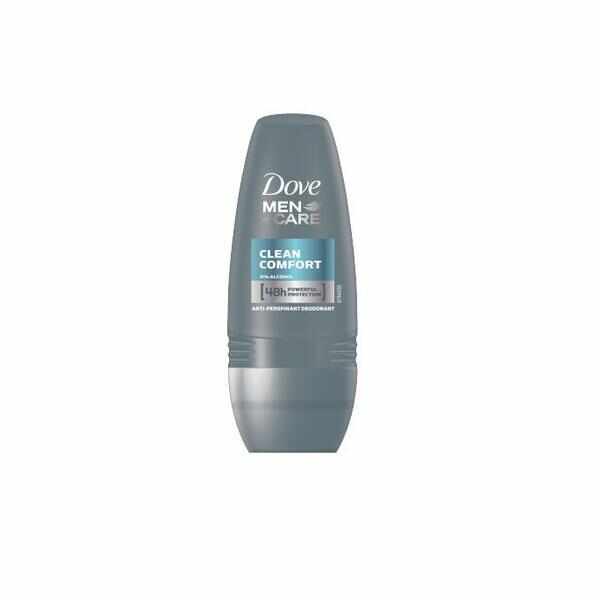 Deodorant antiperspirant roll-on, Dove, Men Clean Comfort, 48h, 50 ml