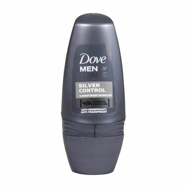 Deodorant antiperspirant roll-on, Dove, Silver Control Men, 48h, 50 ml