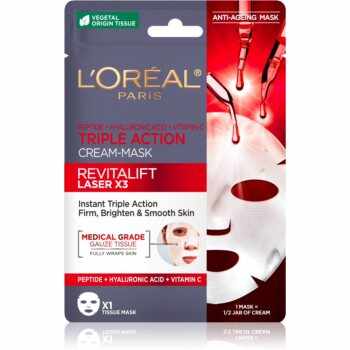 L’Oréal Paris Revitalift Laser X3 masca pentru celule împotriva îmbătrânirii pielii