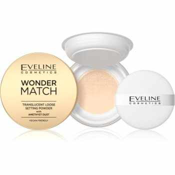 Eveline Cosmetics Wonder Match Pudră transparentă de fixare