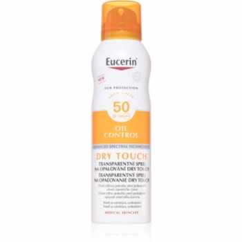 Eucerin Sun Protection spray transparent pentru bronzare SPF 50
