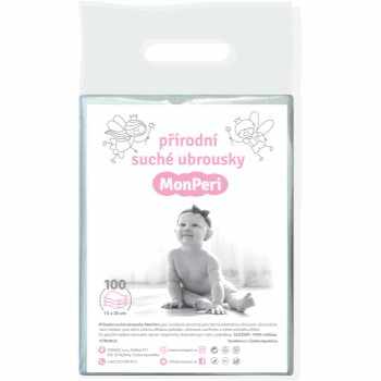 MonPeri Dry Baby Wipes servetele pentru curatare pentru nou-nascuti si copii