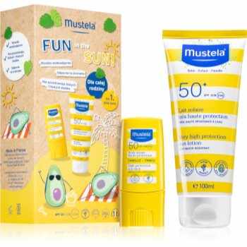 Mustela Sun Fun in the Sun! set cadou (pentru nou-nascuti si copii)