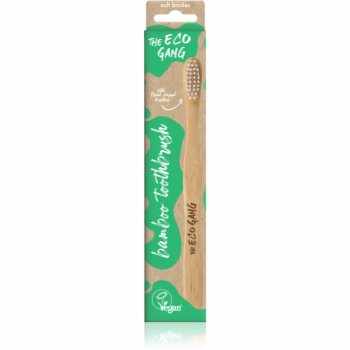 The Eco Gang Bamboo Toothbrush soft perie de dinti fin