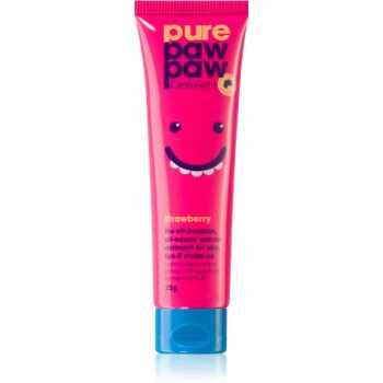 Pure Paw Paw Strawberry Balsam pentru buze crapate si pielea uscata