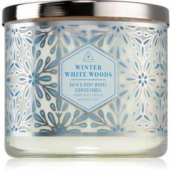 Bath & Body Works Winter White Woods lumânare parfumată