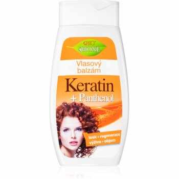Bione Cosmetics Keratin + Panthenol balsam regenerator pentru păr