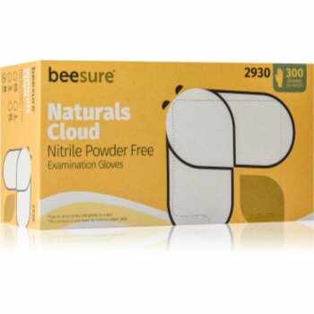 BeeSure Naturals Cloud White mănuși din nitril, fără pudră