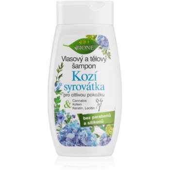 Bione Cosmetics Kozí Syrovátka gel de duș și șampon pentru piele sensibila