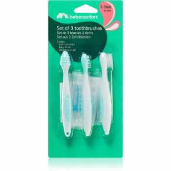 Bebeconfort Set of 3 Toothbrushes periuta de dinti pentru copii