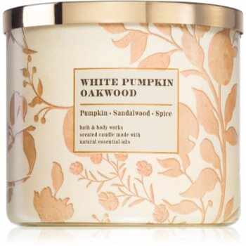 Bath & Body Works White Pumpkin Oakwood lumânare parfumată