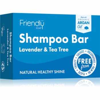 Friendly Soap Natural Shampoo Bar Lavender and Tea Tree săpun natural pentru păr