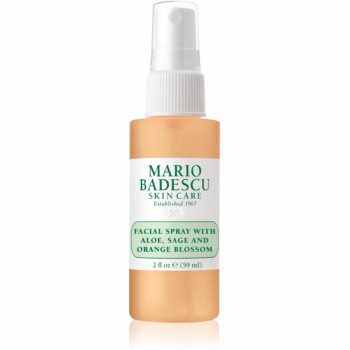 Mario Badescu Facial Spray with Aloe, Sage and Orange Blossom ceață de piele hidratantă și energizantă pentru corp