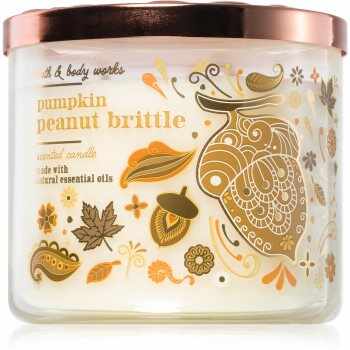 Bath & Body Works Pumpkin Peanut Brittle lumânare parfumată