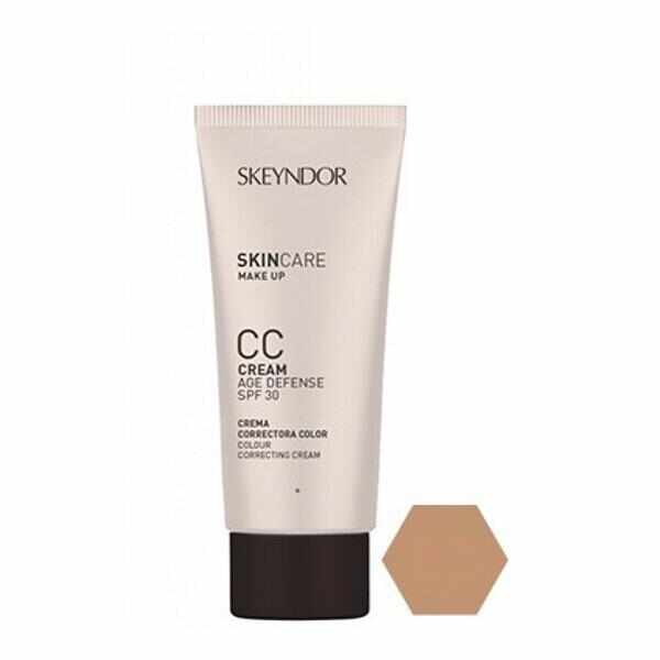 Crema Coloranta Antirid cu Protectie SPF 30 - Skeyndor Skin Care CC Cream Age Defence SPF 30, nuanta 02, 40ml