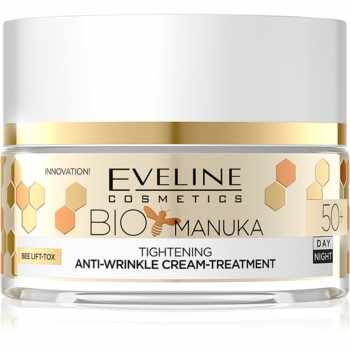 Eveline Cosmetics Bio Manuka Cremă cu efect de netezire și fermitate 50+